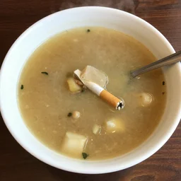 cigarette soup
