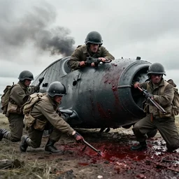 go pro footage of d - day invasion, violent, blood, realistic