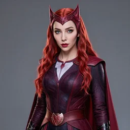 kpop scarlet witch, naturel, hyper detailed, digital art, trending in artstation, cinematic lighting, studio quality, smooth render, unreal engine 5 rendered, octane rendered, art style by klimt and nixeu and ian sprigger and wlop and krenz cushart