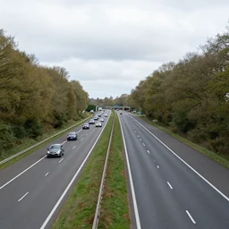 a dual carriageway in the UK