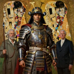 highly detailed oil painting | very intricate | cinematic lighting | award - winning | the mayan samurai in full armor | by roberto ferri, by tom bagshaw, by j. c. leyendecker and klimt, beautiful cinematic light, american romanticism, by austin osman spare, artstation, cgsociety, official art, octane