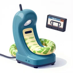 cell art of phone snake pc 9 0 s retro vhs videotape cassette 8 0 s nostalgia