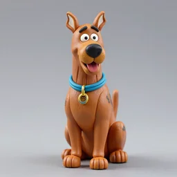 shaggy from scooby doo, figurine, claymation, 8 k, studio lighting, cgsociety,