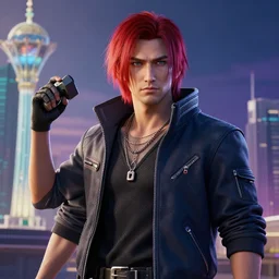 Cyberpunk Nursultan Nazarbayev, unreal engine ultrarealistic