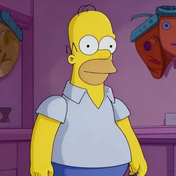 film still of homer simpson in fear and loathing in las vegas (1998)