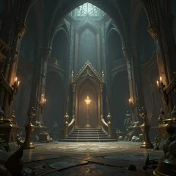 Interior of a wood elf sanctuary Greg Rutkowski, ArtStation, CGSociety, Unreal Engine