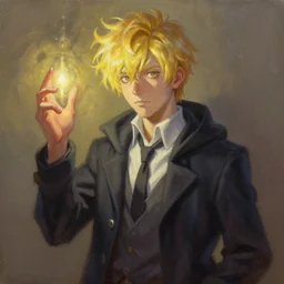 prince of light from a popular web comic'homestuck ', hyper realistic oil painting