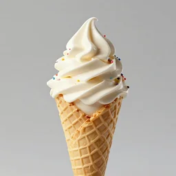 rob lowe as ice cream, within cone, sprinkles on top