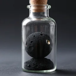 black hole in a bottle