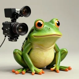 Pepe frog in shining 1980 movie, hyper realism, studio camera. 35mm lens