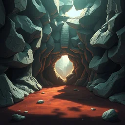 carpet, hollow, deep within a well, trending on artstation, anime style 4 k