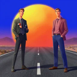 asphalt-initiator,in the style of Bob Eggleton and Jean Giraud Moebius,trending on artstation, flamboyant lighting low angle view,2001: A Space Odyssey ,Toonami ,60s kitsch and psychedelia ,Nosferatu ,Sabattier effect ,