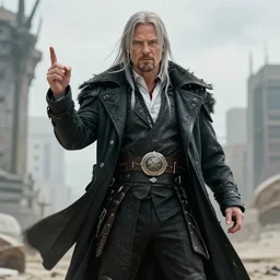 walter white playing sephiroth in a new action movie, long shot