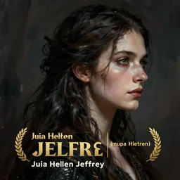 dark fantasy female character profile realistic concept art by Julia Helen Jeffrey
