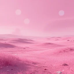 dreamy pink landscape, apocalyptic. len blur background bokeh. art by ismail inceoglu, filip hodas, and pixar.