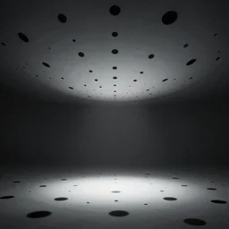 black dot in the sky, backrooms, liminal space, greg rutowski, volumetric lighting, 8 k, hd