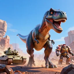 pixar kaiju cyborg demons running dinosaurs tyrannosaurus raptor atat googly eyes, military tank fury road iron smelting pits space marines, of spiked gears of war skulls, military chris foss, john harris, hoover dam'aircraft carrier tower'beeple, warhammer 4 0 k, halo, halo, mass effect