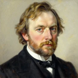 realistic portrait of karl friston, detailed art by maxfield parrish and jessie willcox smith, illustration style, brandywine school, acrylic paints