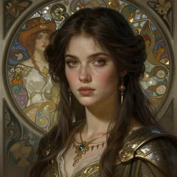 scifi woman, deep focus, fantasy, intricate, elegant, highly detailed, digital painting, artstation, concept art, matte, sharp focus, illustration, some reflexions, hearthstone, photorealism, soft volumetric lights, art by moebius and artgerm and greg rutkowski and alphonse mucha