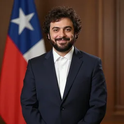 chilean president Gabriel Boric as studio ghibli movie, highly detailed, full hd, portrait, 8k