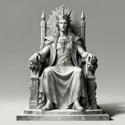 the throne of the dream lord, highly detailed, illustration by hugh ferriss