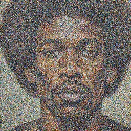 high detailed  A extremely ultra highly detailed majestic hi-res beautiful immaculate head and shoulders award winning painting stunning masterpiece of the face of a strong black african man with an afro by Jean-Michel Basquiat, 8k, high textures, ultra hyper sharp, insanely detailed and intricate, super detailed, 8k HDR ultra high quality