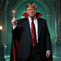 donald trump as morbius the living vampire