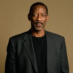 bill cosby in fight club, anamorphic lens, cinestill colour