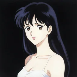 paul gustav fischer painting of an anime woman photo, direct flash photography at night, film grain