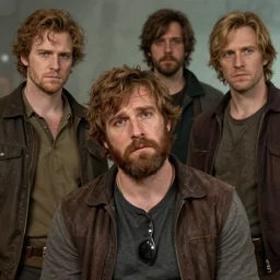 Caleb from Critical Role, stubble beard, looking a bit depressed, alan lee and marc simonetti and emil melmoth style