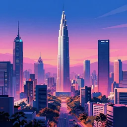 taichung, epic retrowave art, trending on art station