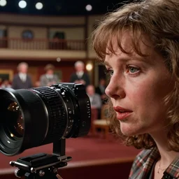 detailed photorealistic macro close up cinematography of wendy torrence played by shelly duvall from stanley kubrick's 1 9 8 0 film the shining, inside the elstree studios soundstage set for the overlook hotel interior shot on 3 5 mm eastman 5 2 4 7 film by the shining cinematographer john alcott shot on a 6 5 mm cooke panchro macro lens