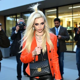 paparazzi photo of jeffree star holding a purse