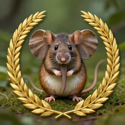 hybrid elephant mouse creature, nature photograph award winning centered symmetrical