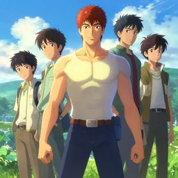 hero world johnny bravo, behance hd by jesper ejsing, by rhads, makoto shinkai and lois van baarle, ilya kuvshinov, rossdraws global illumination