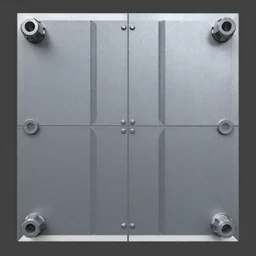 “ flat normal map texture with sci for panels, chamfers, bolts, tubes, fittings, nernies, ultra high details ”