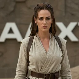 photrealistic young sharon stone playing mara jade, film still, 8 k, hyper realistic, imax