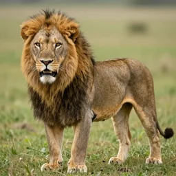 a hybrid between a man and a lion, photography, award winning, high definition