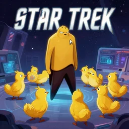 star trek teleport malfunction with tribbles