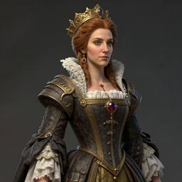 1 7 th century duchess, wow 4 k detail fantasy, cgsociety, matte painting, wow, realistic materials, photo realistic, postprocessing