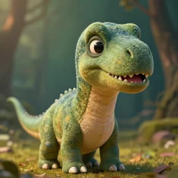 A beautiful portrait of brontosaurus looking expecting plush toy, digital art by Eugene de Blaas and Ross Tran, vibrant color scheme, highly detailed, in the style of romanticism, cinematic, artstation, Greg rutkowski