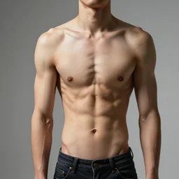 incredibly skinny bodybuilder