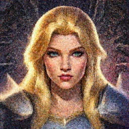 masterpiece head-on symmetrical centered painted portrait, only one head, Imogen Poots as a paladin, blonde hair, glorious, RPG character, Blizzard game concept art, pixar, maya engine on stylized background, splash comics, global illumination lighting, trending on artstation, by lois van baarle, ilya kuvshinov, rossdraws