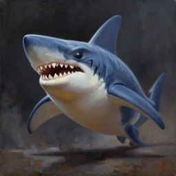a beautiful painting of star wars shark by greg rutkowski, artstation