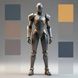 giorgio morandi color scheme. hi - tech templar knight 2 0 7 7, science fiction style. a high set geometric tailoring clothes. matte painting. full body!! 3 d concept art. marvelous designer clothing. octane render. hyper detailed, character concept, intricate, elegan, smooth, sharp focus
