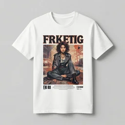 propaganda poster tshirt, product photography