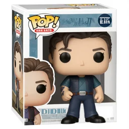 a product shot funko pop of cal trask from movie east of eden, james dean