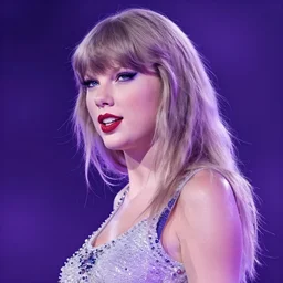purple Taylor Swift made of purple