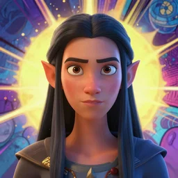 portrait of sephirot, wild look, mattepainting concept blizzard pixar maya engine on stylized background splash comics global illumination lighting artstation, sharp focus, norman rockwell