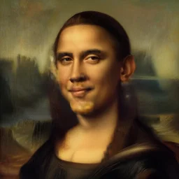 portrait of barack obama, painted by leonardo da vinci